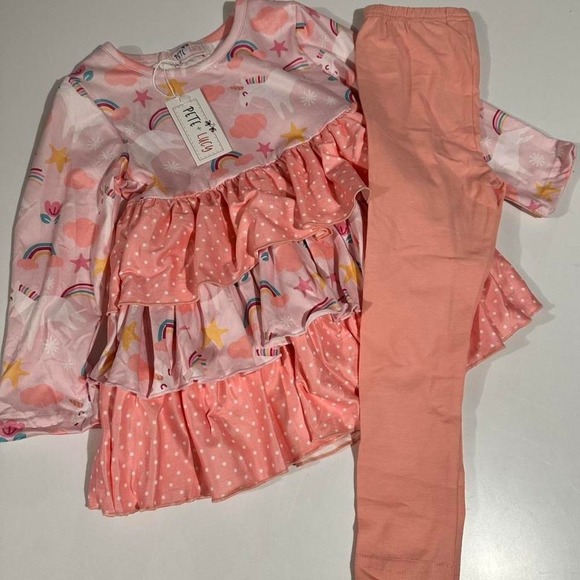 Pete + Lucy Other - New Pete & Lucy 2 piece Set w/leggings Size 10/12